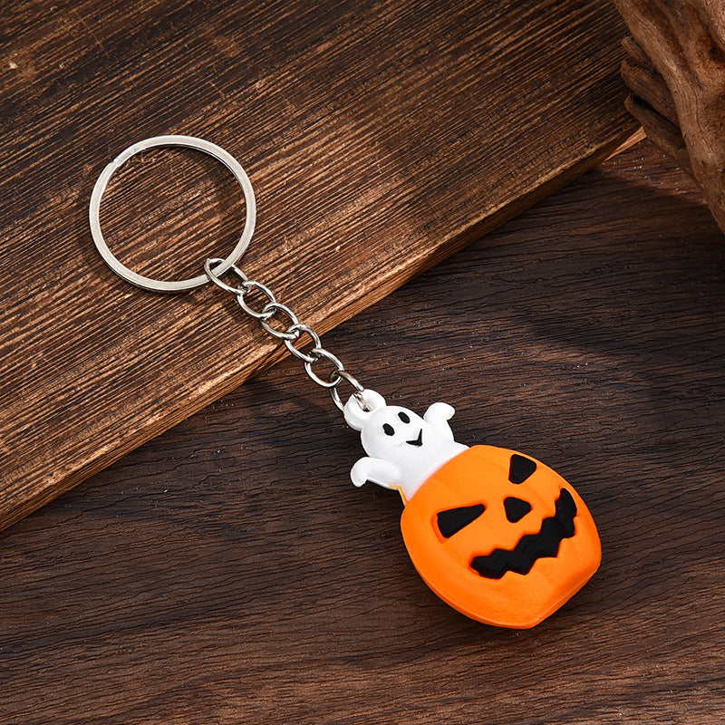 Wholesale  Pumpkin Ghost Keychain